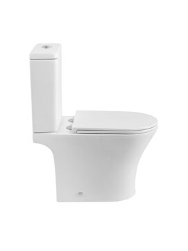 Фото Унитаз-компакт BelBagno Acqua-TOR BB2801CP-TOR/SC безободковый, белый, сиденье с микролифтом