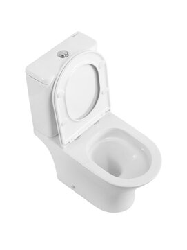 Фото Унитаз-компакт BelBagno Acqua-TOR BB2801CP-TOR/SC безободковый, белый, сиденье с микролифтом