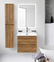 Мебель для ванной BelBagno Albano 60 см подвесная, 2 ящика, Rovere Rustico