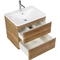 Фото Мебель для ванной комнаты BelBagno Albano 70 см подвесная, 2 ящика, Rovere Rustico 4