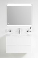 Мебель для ванной BelBagno Albano-Cer 105 см подвесная, 2 ящика, белая