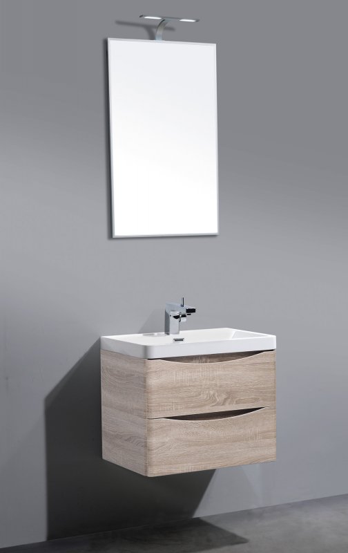 Мебель для ванной комнаты BelBagno Ancona-N 60 подвесная rovere bianco, цвет белый Ancona-N-600-2C-SO-WO - фото 2