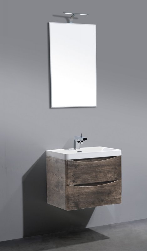 Мебель для ванной комнаты BelBagno Ancona-N 60 подвесная rovere moro, цвет венге Ancona-N-600-2C-SO-RW - фото 2