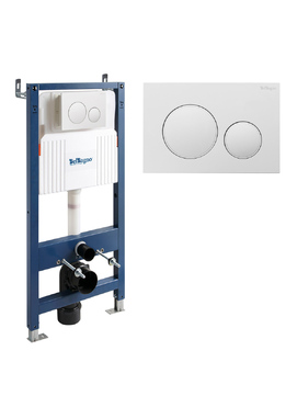 Комплект 2 в 1 Система инсталляции для унитазов BelBagno Abile BB-101-M-BC