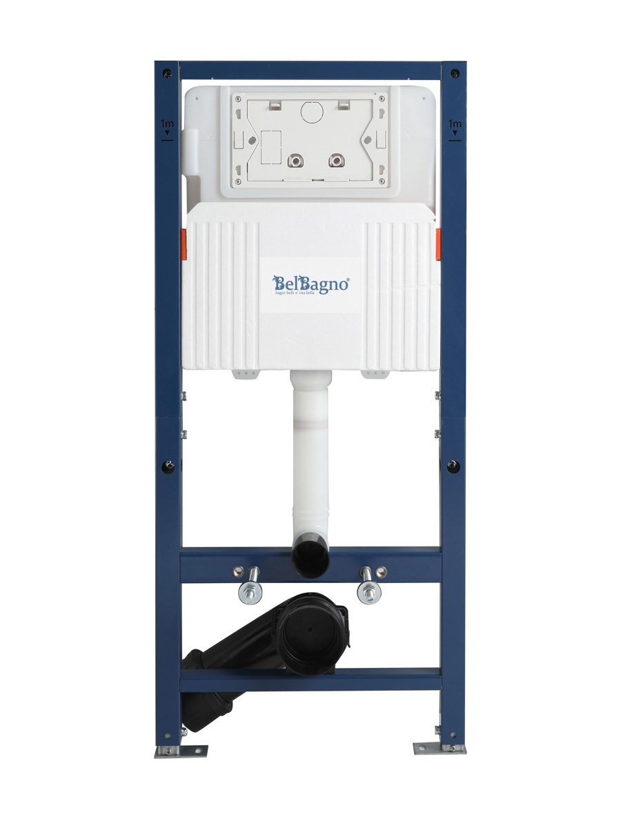 Комплект 2 в 1 Система инсталляции для унитазов BelBagno BB-109-M-C 13640₽