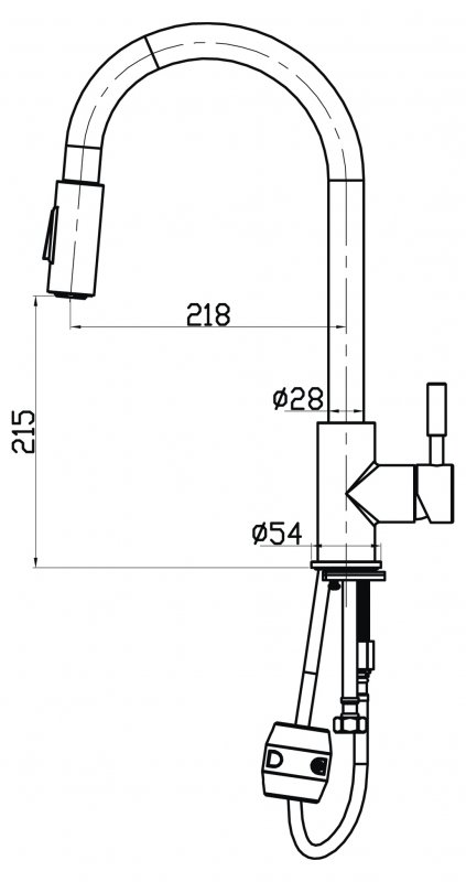 Смеситель для кухни BelBagno Nova BB-LAM31A-IN, цвет хром - фото 2