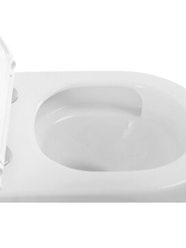 Фото Унитаз подвесной BelBagno COMPATTO BB003CH-TOR/SC безободковый, сиденье с микролифтом