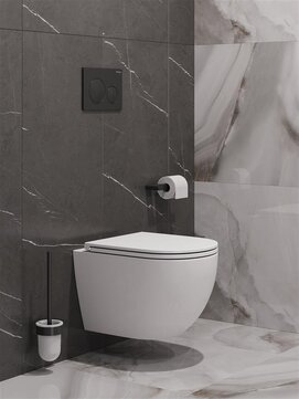 Фото Унитаз подвесной BelBagno COMPATTO BB003CH-TOR/SC безободковый, сиденье с микролифтом