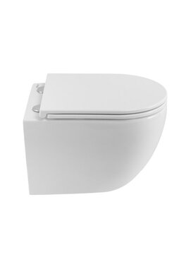 Фото Унитаз подвесной BelBagno COMPATTO BB003CH-TOR/SC безободковый, сиденье с микролифтом