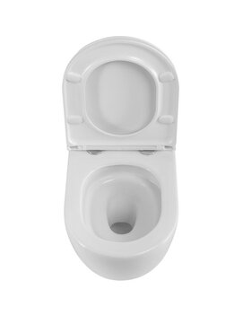 Фото Унитаз подвесной BelBagno COMPATTO BB003CH-TOR/SC безободковый, сиденье с микролифтом