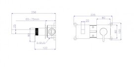 Фото Смеситель для раковины BelBagno Delta 2.0 DEL2.0-BLVM-IN-W0 с внутренней частью, сатин