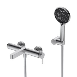 Смеситель для ванны с душем BelBagno Delta 2.0 DEL2.0-VASM-IN сатин