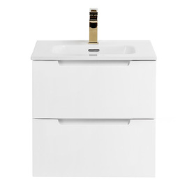Мебель для ванной комнаты BelBagno Etna 50 см подвесная, Bianco Lucido
