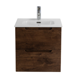 Мебель для ванной комнаты BelBagno Etna 50 см подвесная, Rovere Moro