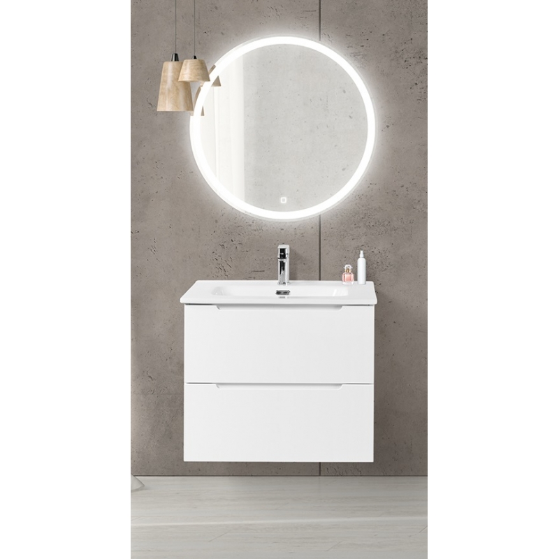 Мебель для ванной комнаты BelBagno Etna-H60 80 см подвесная, Bianco Lucido, цвет белый ETNA-H60-800-2C-SO-BL-P - фото 3