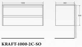      BelBagno KRAFT-1000-2C-SO-PP