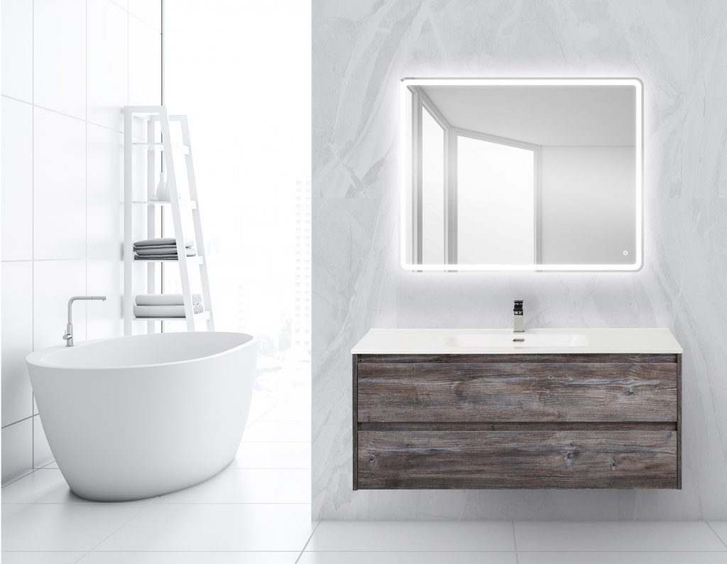 Тумба под раковину BelBagno KRAFT-1200-2C-SO-PP, цвет серый - фото 2