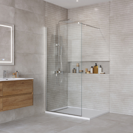   BelBagno Kraft Walk In 100195 KRAFT-L-1-100-C-Cr  ,  