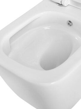 Фото Унитаз подвесной BelBagno KRAFT-TOR BB7106CH-TOR-BS/SC безободковый, с функцией биде, сиденье с микролифтом