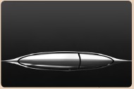 Кнопка для инсталляций BelBagno Artcraft BB-P46001, цвет черный