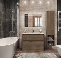 Мебель для ванной BelBagno Kraft 80 см Rovere Tabaco