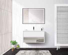 Мебель для ванной комнаты BelBagno Kraft 90 bianco opaco