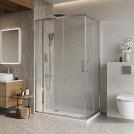Душевой уголок BelBagno Luce LUCE-AH-21-145/90-C-Cr