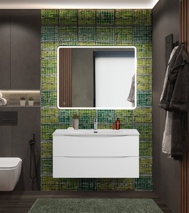     BelBagno MARINO-CER-N 100 , , Bianco Lucido