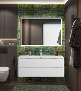     BelBagno MARINO-CER-N 120 , , Bianco Lucido