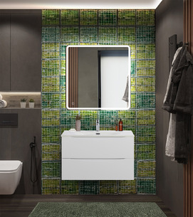 Мебель для ванной комнаты BelBagno Marino-Cer-N MARINO-CER-N-800-2C-SO-BO-P 