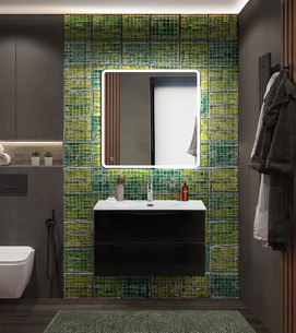 Мебель для ванной комнаты BelBagno Marino-Cer-N MARINO-CER-N-800-2C-SO-NL-P