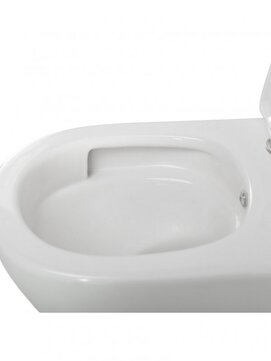 Фото Унитаз подвесной BelBagno MARINO-TOR BB7026CH-TOR-BFS/SC безободковый, с функцией биде, сиденье с микролифтом