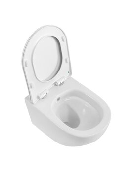 Фото Унитаз подвесной BelBagno MARINO-TOR BB7026CH-TOR-BS/SC безободковый, с функцией биде, сиденье с микролифтом