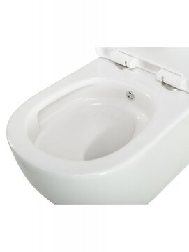 Фото Унитаз подвесной BelBagno MARINO-TOR BB7026CH-TOR-BS/SC безободковый, с функцией биде, сиденье с микролифтом
