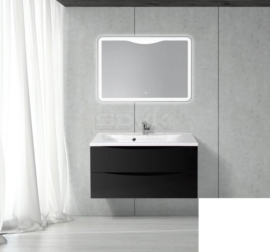 Тумба с раковиной belbagno marino 100 bianco opaco