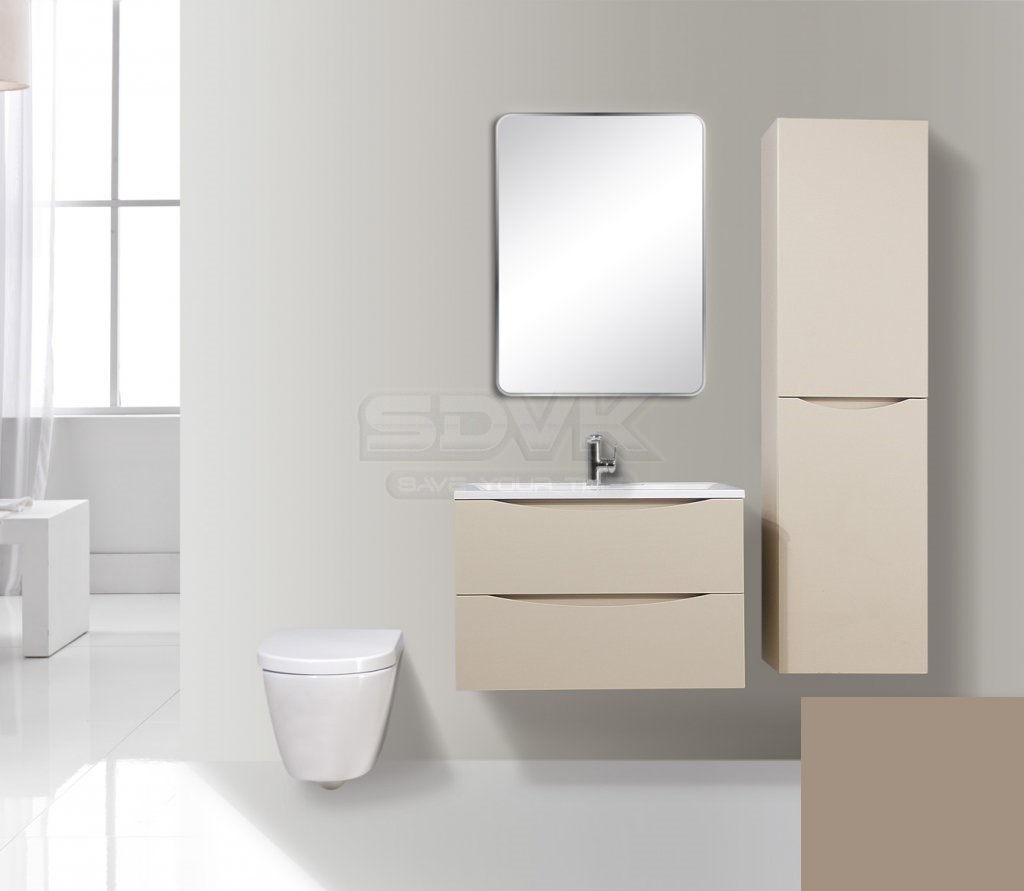 Тумба с раковиной belbagno marino 70 bianco lucido