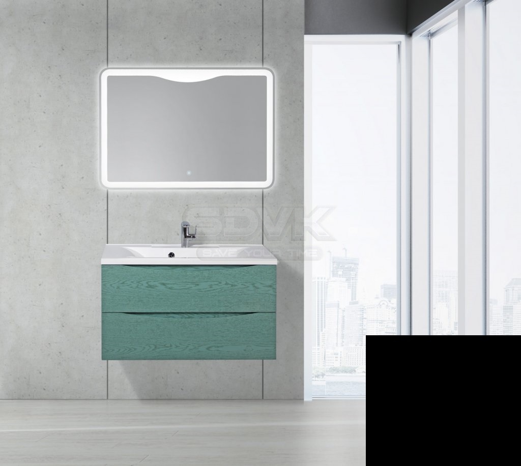 Тумба с раковиной belbagno marino 60 nero lucido