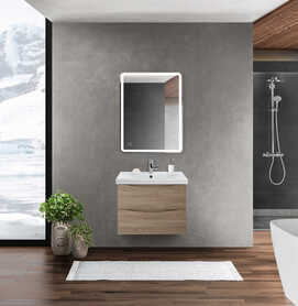Мебель для ванной комнаты BelBagno Marino-Cer 70 Rovere Bianco