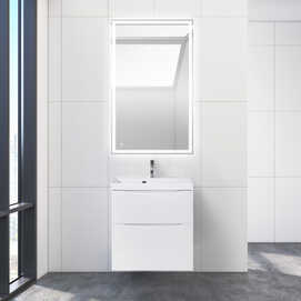 Мебель для ванной комнаты BelBagno Marino-h60 60 см Bianco Lucido