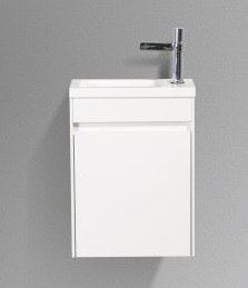 Мебель для ванной комнаты BelBagno PIETRA MINI 400 L Bianco Lucido, цвет белый PIETRA MINI-400-1A-SO-BL-L - фото 5