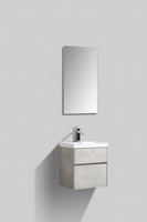 Мебель для ванной BelBagno PIETRA MINI-500AS-2C-SO-SCM, Stucco Cemento