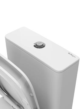 Фото Унитаз-компакт BelBagno ROMANO-TOR  BB2803CP/T-TOR/SC безободковый, белый, с крышкой микролифт