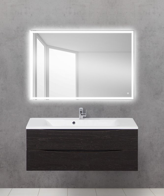 Зеркало с подсветкой BelBagno SPC-GRT-1200-800-LED-TCH, цвет хром - фото 3