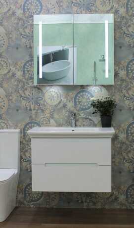 Мебель для ванной комнаты BelBagno Torino 80 bianco lucido