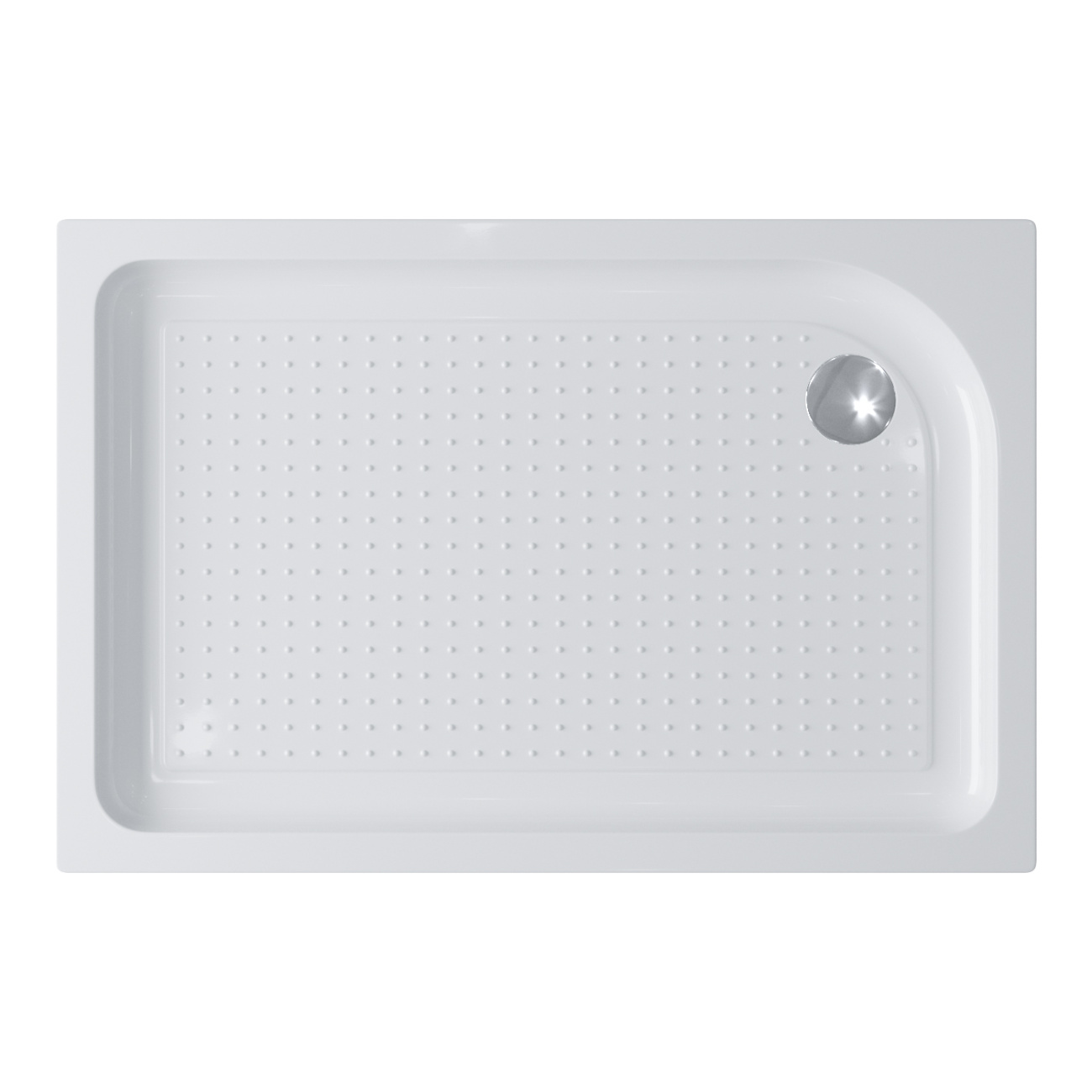 Душевой поддон акриловый BelBagno Tray 100x80 TRAY-BB-AH-10080-15-W-R с сифоном белый 18375₽