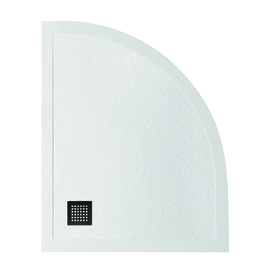Душевой поддон из искусственного камня BelBagno UNO 120x80 TRAY-MR-UNO-RH-120/80-550-35-W-L-NO с сифоном, белый