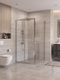 Фото Душевой уголок BelBagno UNO-195 100x100 UNO-195-A-1-100-C-Cr стекло прозрачное, профиль хром 0