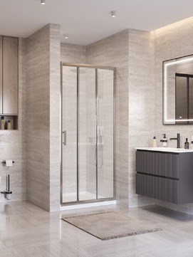 Душевая дверь в нишу BelBagno UNO-195 UNO-195-BF-3-100-P-Cr