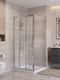 Фото Душевой уголок BelBagno UNO-195 100x80 UNO-195-AHF-31-100/80-C-Cr стекло прозрачное, профиль хром 0