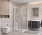 Фото Душевой уголок BelBagno UNO-195 100x90 UNO-195-AHF-31-100/90-C-IN стекло прозрачное, профиль сатин 3